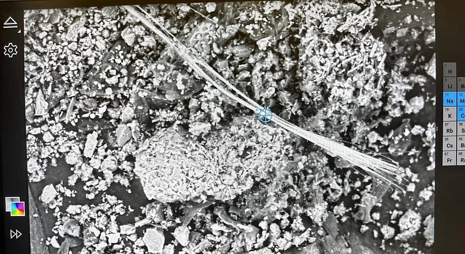Example SEM image used within a technical report layout